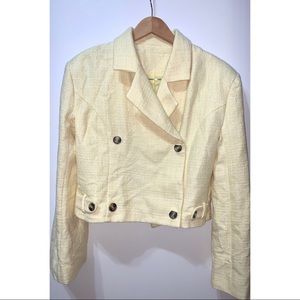 Yellow Tweed Jacket
